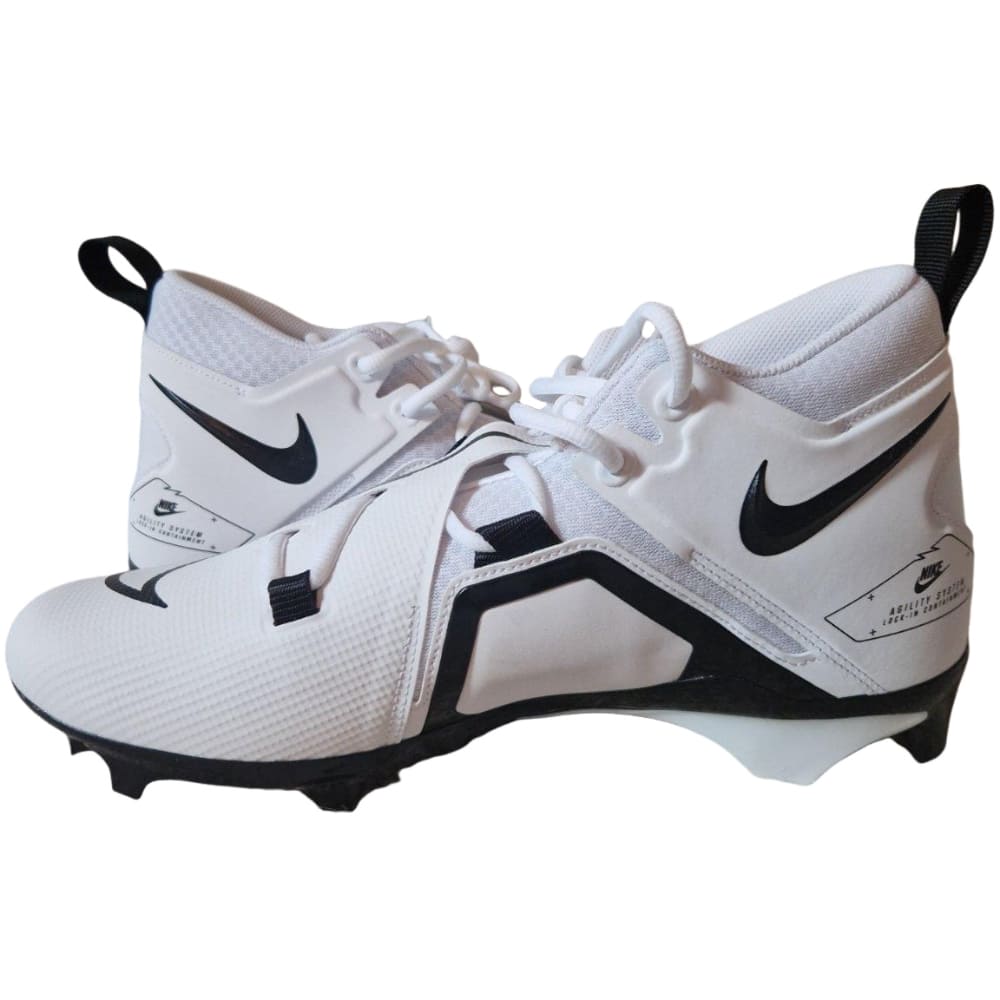 Playmaker Base: American Football Schuhe Nike Alpha Menace Pro 3 Weiß-Schwarz Produktbild 1